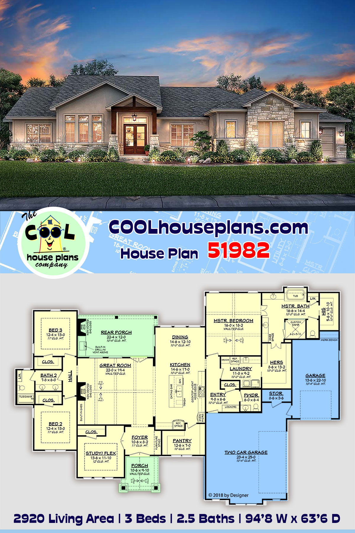 House Plan 51982 Tuscan Style With 2920 Sq Ft 3 Bed 2 Bath 1 house-plan-51982-tuscan-style-with-2920-sq-ft-3-bed-2-bath-1