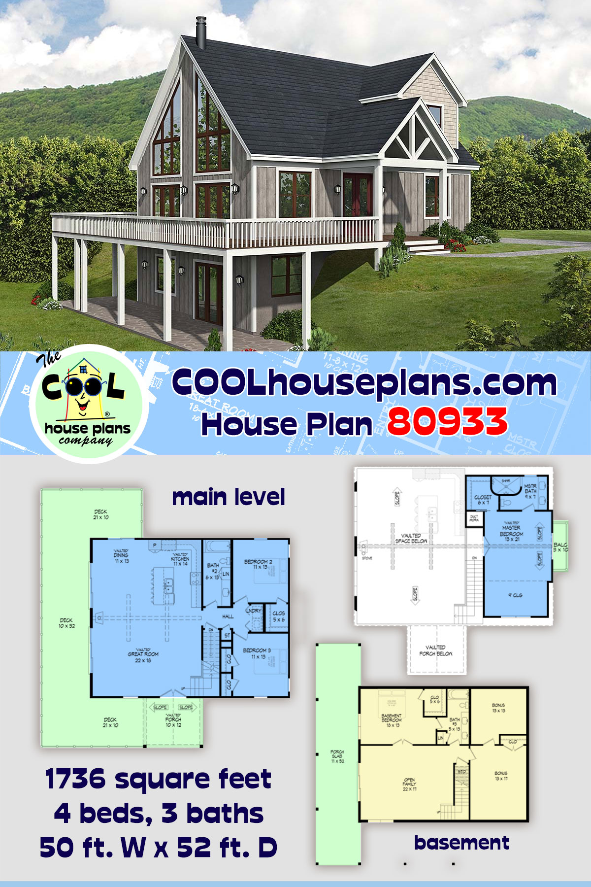 Country, Prairie Style, Ranch, Traditional House Plan 80933 with 4 Beds, 3 Baths